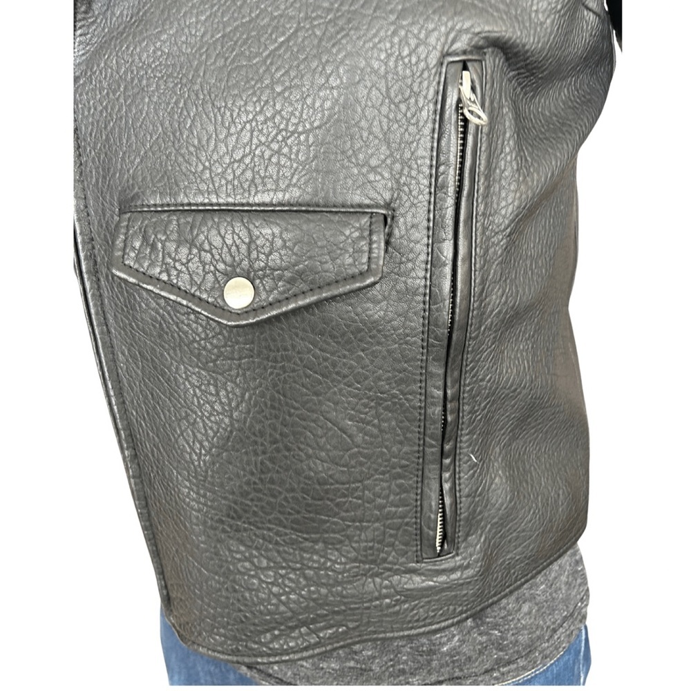 Mc Q by Alexander McQueen Leather Moto Jacket - Picture 3 of 11